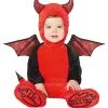 Spirit Halloween Baby Red Devil One Piece Costume -Halloween Clothing Theme Store 01518463 a