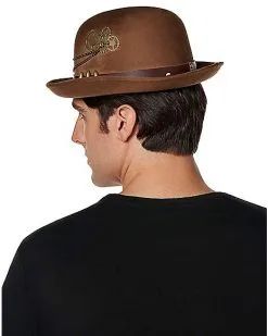 Spirit Halloween Steampunk Bowler Hat -Halloween Clothing Theme Store 01525385 c