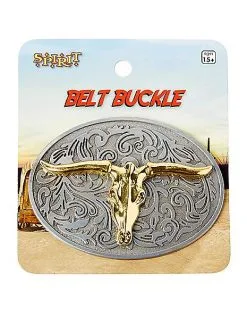 Spirit Halloween Western Belt Buckle -Halloween Clothing Theme Store 01527043 c