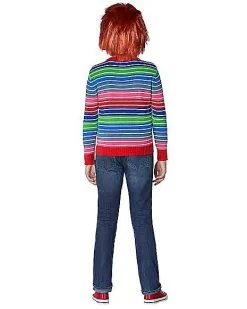 Spirit Halloween Kids Chucky Good Guys Costume Kit 6 Spirit Halloween Kids Chucky Good Guys Costume Kit -Halloween Clothing Theme Store 01528512 b
