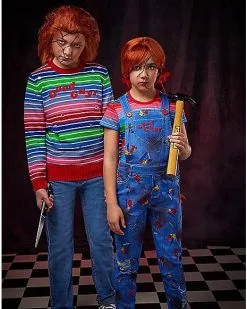Spirit Halloween Kids Chucky Good Guys Costume Kit 7 Spirit Halloween Kids Chucky Good Guys Costume Kit -Halloween Clothing Theme Store 01528512 c