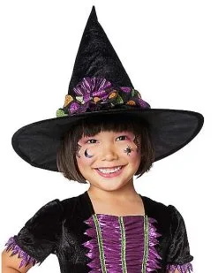 Spirit Halloween Toddler Sparkling Witch Costume -Halloween Clothing Theme Store 01529031 c