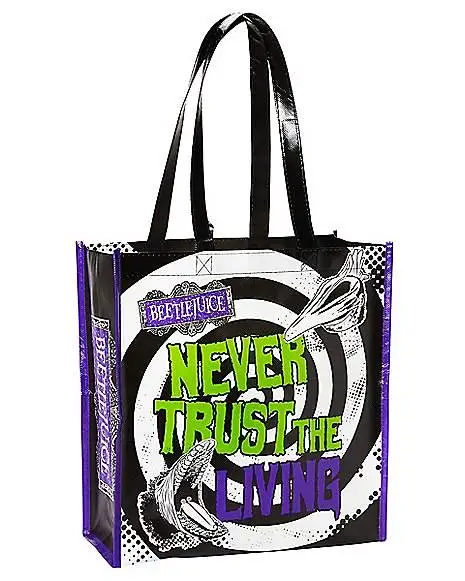 Spirit Halloween Beetlejuice Tote Bag 3 Spirit Halloween Beetlejuice Tote Bag