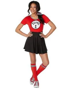 Spirit Halloween Adult Thing 1 And Thing 2 Costume Kit - Dr. Seuss