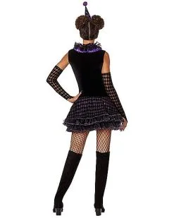 Spirit Halloween Adult Dark Clown Costume -Halloween Clothing Theme Store 01533470 b