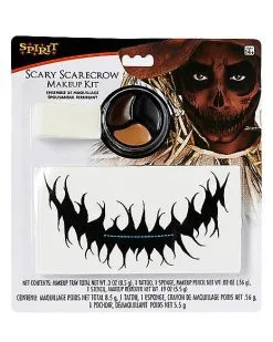 Spirit Halloween Scary Scarecrow Makeup Kit 6 Spirit Halloween Scary Scarecrow Makeup Kit -Halloween Clothing Theme Store 01534346 b