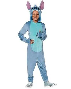 Spirit Halloween Kids Stitch Union Suit - Lilo & Stitch -Halloween Clothing Theme Store 01536663 c