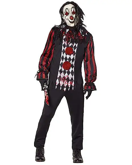 Spirit Halloween Adult Scary Clown Costume Kit 3 Spirit Halloween Adult Scary Clown Costume Kit