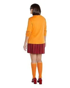 Spirit Halloween Adult Velma Costume - Scooby-Doo -Halloween Clothing Theme Store 01538081 d