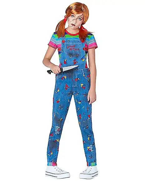 Spirit Halloween Kids Chucky Overalls Costume - The Signature Collection 3 Spirit Halloween Kids Chucky Overalls Costume - The Signature Collection