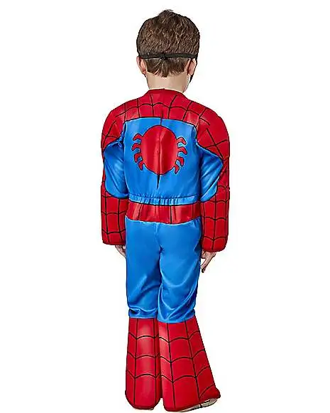 Spirit Halloween Toddler Peter Parker Costume - Spidey And His Amazing Friends 4 Spirit Halloween Toddler Peter Parker Costume - Spidey And His Amazing Friends - Image 2