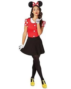 Spirit Halloween Adult Minnie Mouse Costume Kit - Disney