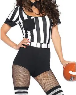 Spirit Halloween Adult No Rules Referee Costume 8 Spirit Halloween Adult No Rules Referee Costume -Halloween Clothing Theme Store 01541630 c