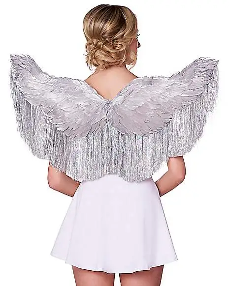 Spirit Halloween Fringe Tinsel Wings 3 Spirit Halloween Fringe Tinsel Wings