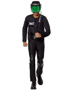 Spirit Halloween Kids SWAT Costume - Deluxe