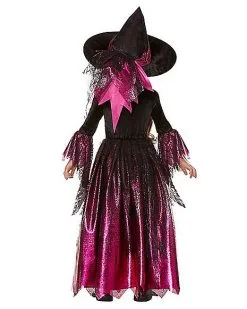 Spirit Halloween Toddler Shimmer Witch Costume -Halloween Clothing Theme Store 01542463 c