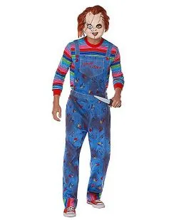 Spirit Halloween Adult Chucky Costume Deluxe