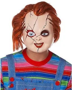 Spirit Halloween Adult Chucky Costume Deluxe -Halloween Clothing Theme Store 01542638 c