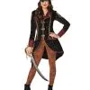 Spirit Halloween Adult Regal Rebels Pirate Jacket -Halloween Clothing Theme Store 01544956 a