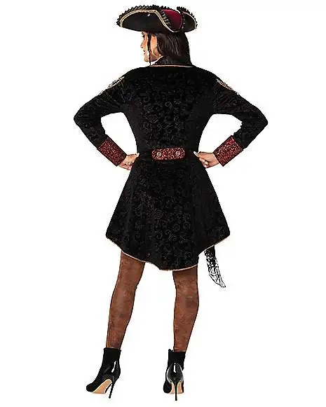 Spirit Halloween Adult Regal Rebels Pirate Jacket 4 Spirit Halloween Adult Regal Rebels Pirate Jacket - Image 2