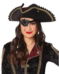 Spirit Halloween Adult Regal Rebels Pirate Jacket 7 Spirit Halloween Adult Regal Rebels Pirate Jacket -Halloween Clothing Theme Store 01544956 c