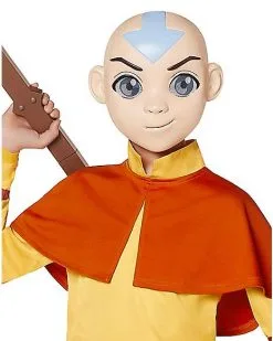 Spirit Halloween Kids Aang Costume - Avatar: The Last Airbender -Halloween Clothing Theme Store 01545839 c