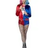 Spirit Halloween Adult Harley Quinn Jacket - Suicide Squad -Halloween Clothing Theme Store 01545912 a