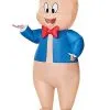 Spirit Halloween Adult Porky Pig Inflatable Costume - Looney Tunes -Halloween Clothing Theme Store 01547900 a