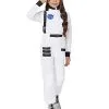 Spirit Halloween Kids White NASA Jumpsuit Costume 2 Spirit Halloween Kids White NASA Jumpsuit Costume -Halloween Clothing Theme Store 01548957 a