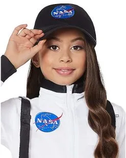 Spirit Halloween Kids White NASA Jumpsuit Costume -Halloween Clothing Theme Store 01548957 c