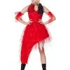Spirit Halloween Adult Harley Quinn Red Dress - The Suicide Squad -Halloween Clothing Theme Store 01549518 a