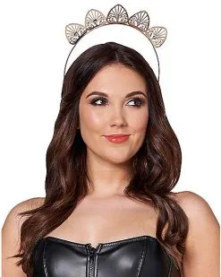 Spirit Halloween Goldtone Halo Headband