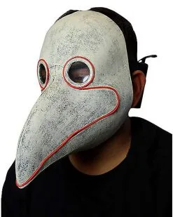 Spirit Halloween Light-Up LED Plague Doctor Half Mask -Halloween Clothing Theme Store 01550466 c