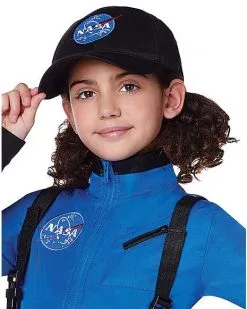 Spirit Halloween Kids Blue Astronaut Jumpsuit - NASA -Halloween Clothing Theme Store 01551589 e