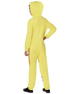 Spirit Halloween Kids SpongeBob SquarePants Hooded Jumpsuit 5 Spirit Halloween Kids SpongeBob SquarePants Hooded Jumpsuit -Halloween Clothing Theme Store 01552975 b