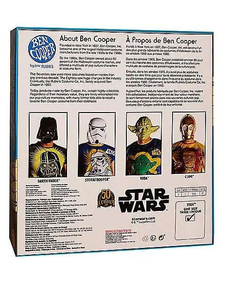 Spirit Halloween Adult Yoda Star Wars Costume Kit - Ben Cooper 4 Spirit Halloween Adult Yoda Star Wars Costume Kit - Ben Cooper - Image 2
