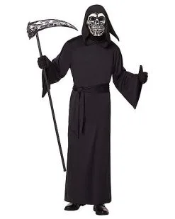 Spirit Halloween Adult Reaper Skeleton Robe Costume