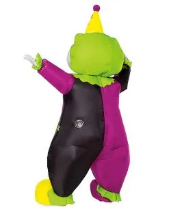 Spirit Halloween Kids Circus Clown Inflatable Costume -Halloween Clothing Theme Store 01560986 b