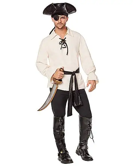 Spirit Halloween Pirate Shirt And Belt Costume Kit 3 Spirit Halloween Pirate Shirt And Belt Costume Kit
