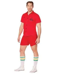 Spirit Halloween Adult Camp Crystal Lake Button Down Shirt - Friday The 13th 7 Spirit Halloween Adult Camp Crystal Lake Button Down Shirt - Friday The 13th -Halloween Clothing Theme Store 01565647 c