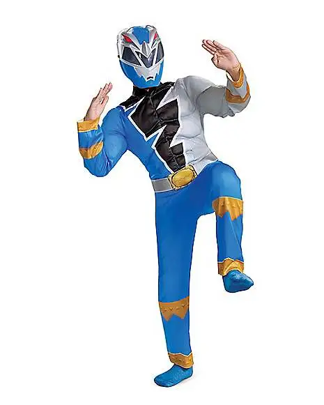 Spirit Halloween Kids Blue Ranger Costume - Dino Fury 3 Spirit Halloween Kids Blue Ranger Costume - Dino Fury