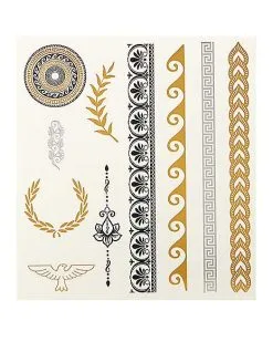 Spirit Halloween Roman Hand And Body Tattoos 9 Spirit Halloween Roman Hand And Body Tattoos -Halloween Clothing Theme Store 01567072 c