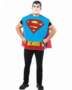 Spirit Halloween Adult Superman Costume Kit - Ben Cooper 7 Spirit Halloween Adult Superman Costume Kit - Ben Cooper -Halloween Clothing Theme Store 01570050 c