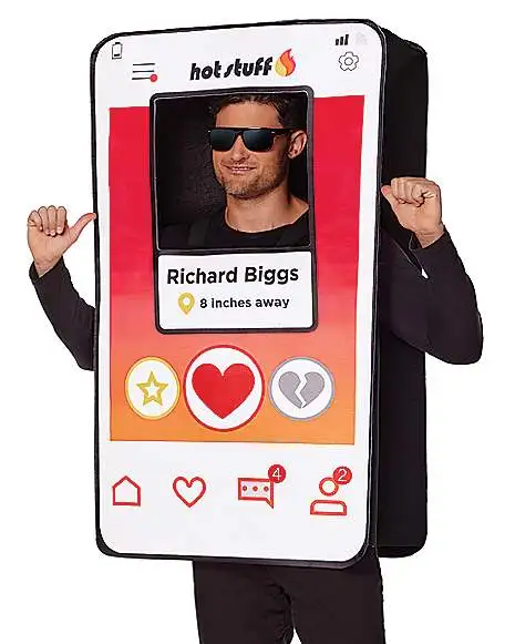 Spirit Halloween Adult Dating App Costume 5 Spirit Halloween Adult Dating App Costume - Image 3
