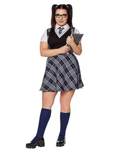 Spirit Halloween Adult Prep School Princess Costume 6 Spirit Halloween Adult Prep School Princess Costume -Halloween Clothing Theme Store 01574144 b