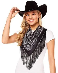 Spirit Halloween Western Fringe Bandana