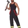 Spirit Halloween Adult Firefighter Costume Kit -Halloween Clothing Theme Store 01575729 a