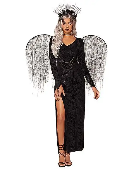 Spirit Halloween Adult Dark Angel Costume 3 Spirit Halloween Adult Dark Angel Costume