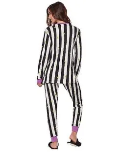 Spirit Halloween Beetlejuice Pajama Set -Halloween Clothing Theme Store 01578285 d