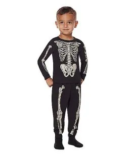 Spirit Halloween Toddler Skeleton Pajama Set 8 Spirit Halloween Toddler Skeleton Pajama Set -Halloween Clothing Theme Store 01578582 a